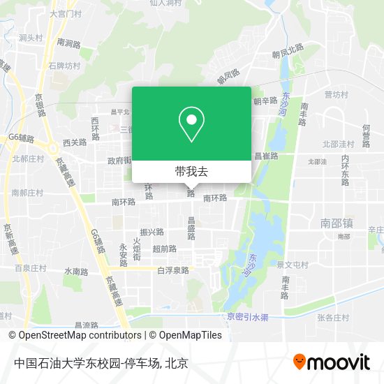中国石油大学东校园-停车场地图