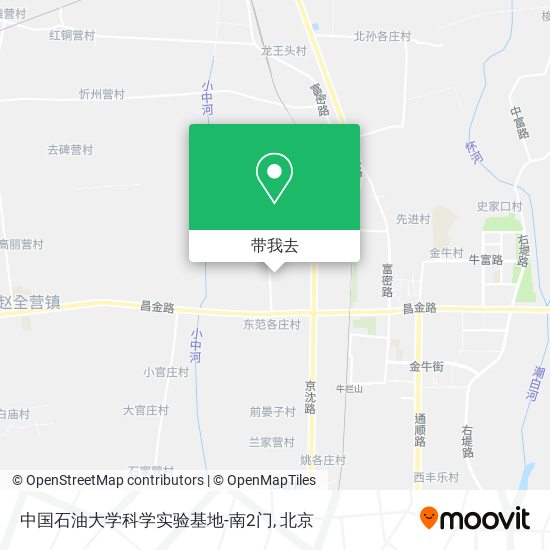 中国石油大学科学实验基地-南2门地图