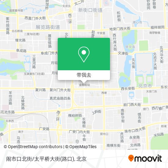 闹市口北街/太平桥大街(路口)地图