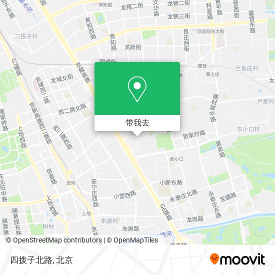 四拨子北路地图