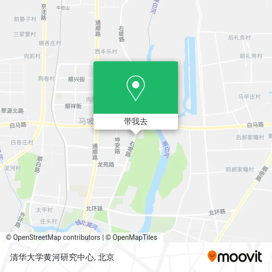 清华大学黄河研究中心地图