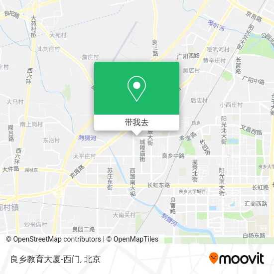 良乡教育大厦-西门地图
