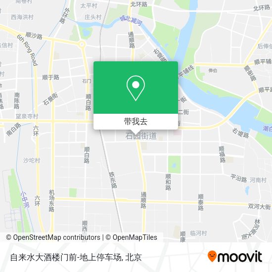 自来水大酒楼门前-地上停车场地图