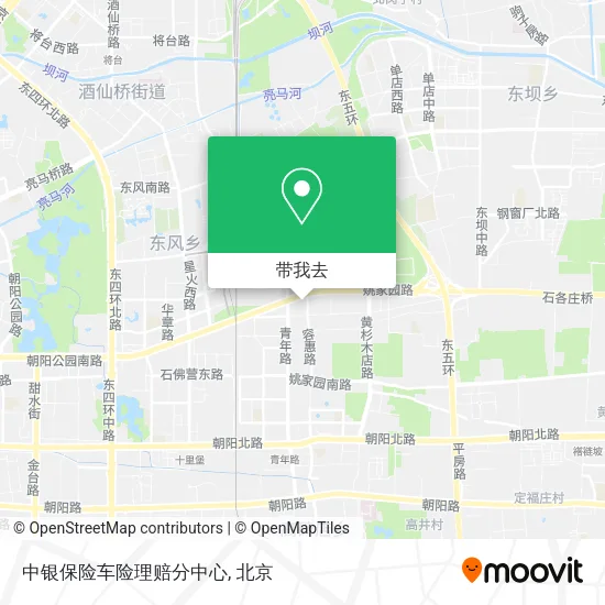 中银保险车险理赔分中心地图