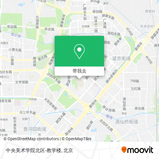 中央美术学院北区-教学楼地图