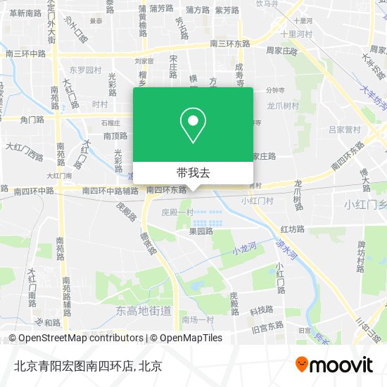 北京青阳宏图南四环店地图