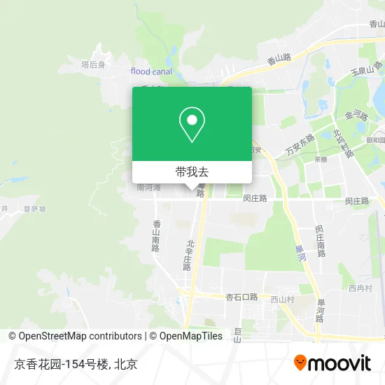 京香花园-154号楼地图