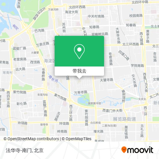 法华寺-南门地图