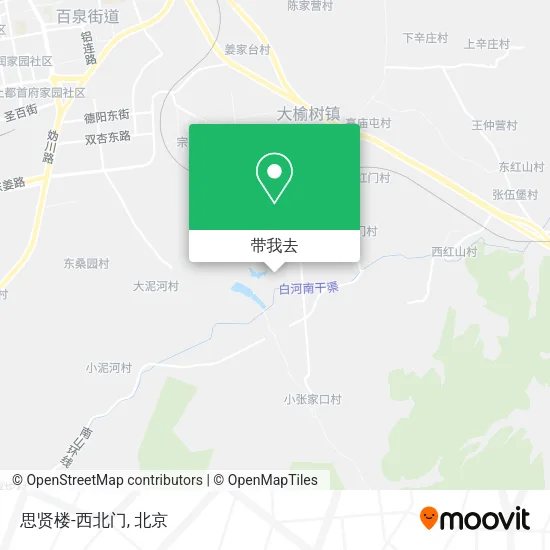 思贤楼-西北门地图