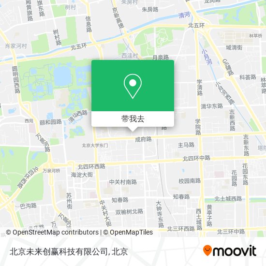 北京未来创赢科技有限公司地图