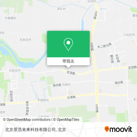 北京景浩未来科技有限公司地图