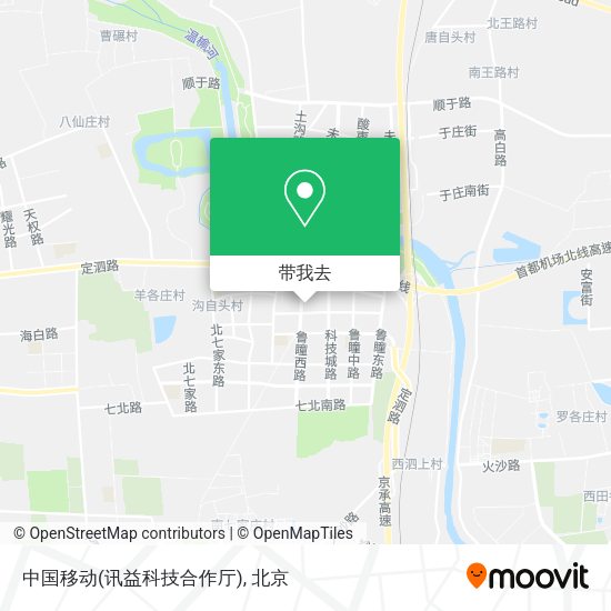 中国移动(讯益科技合作厅)地图