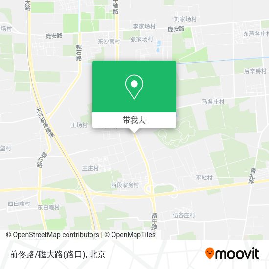 前佟路/磁大路(路口)地图