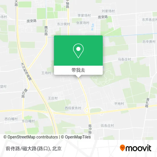 前佟路/磁大路(路口)地图