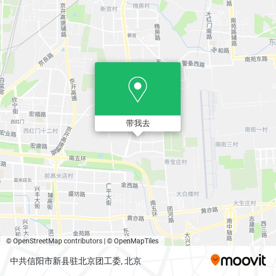 中共信阳市新县驻北京团工委地图
