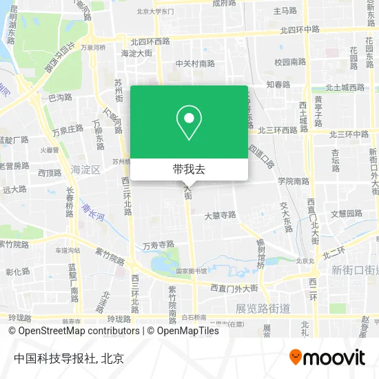 中国科技导报社地图