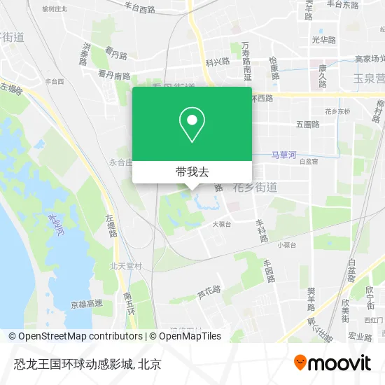 恐龙王国环球动感影城地图