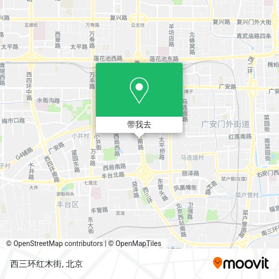 西三环红木街地图