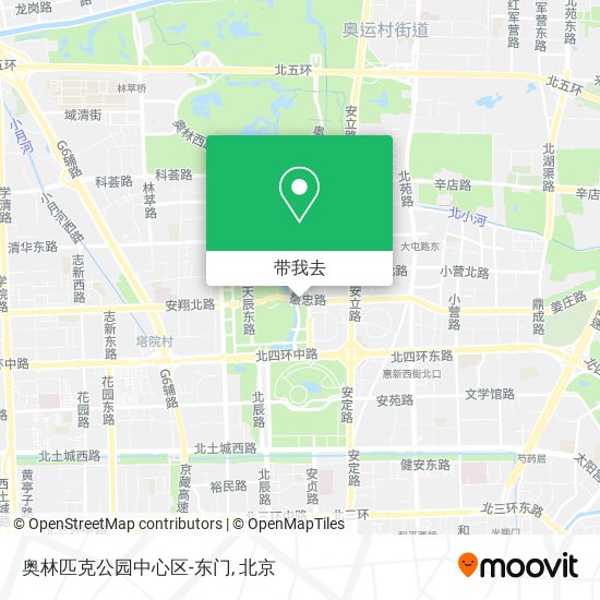 奥林匹克公园中心区-东门地图