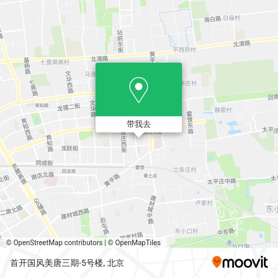 首开国风美唐三期-5号楼地图