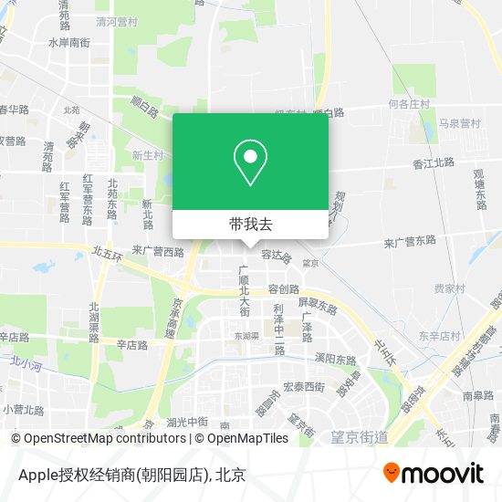 Apple授权经销商(朝阳园店)地图