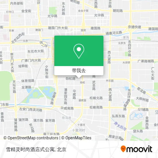 雪精灵时尚酒店式公寓地图