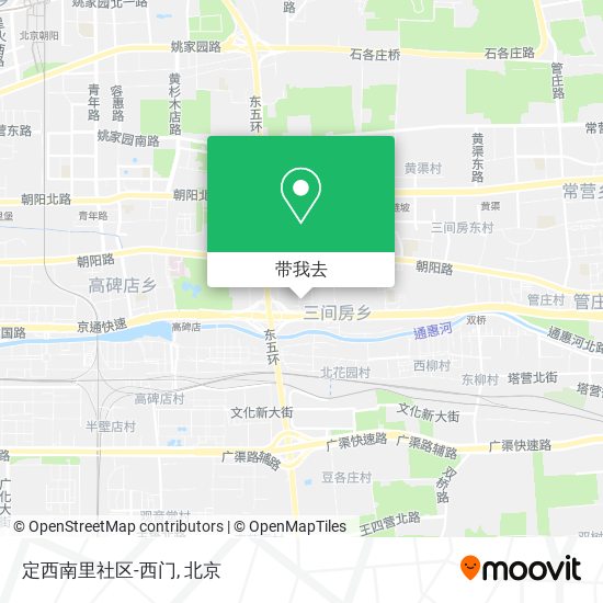 定西南里社区-西门地图