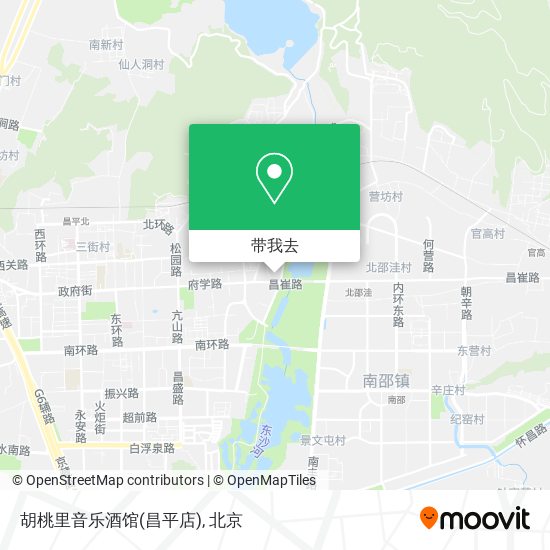 胡桃里音乐酒馆(昌平店)地图