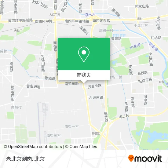 老北京涮肉地图