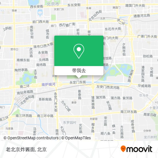 老北京炸酱面地图