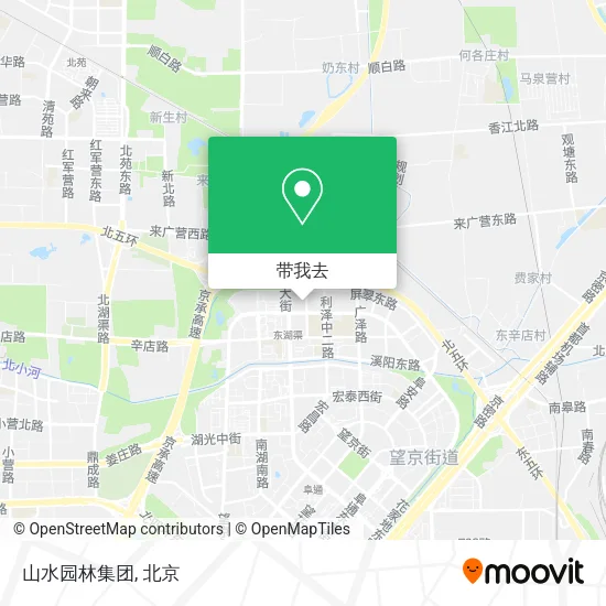 山水园林集团地图