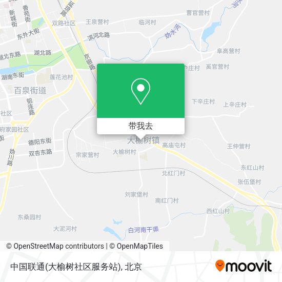 中国联通(大榆树社区服务站)地图