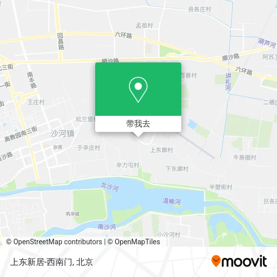 上东新居-西南门地图