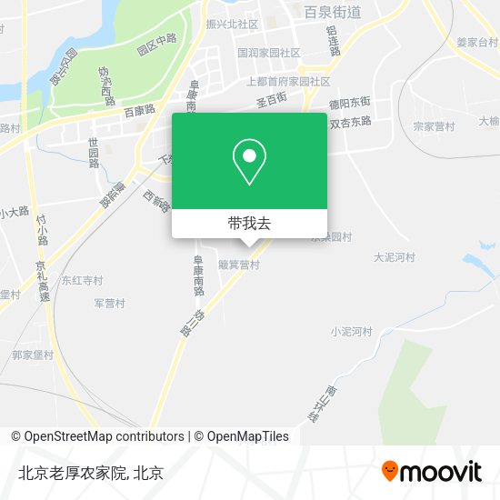 北京老厚农家院地图