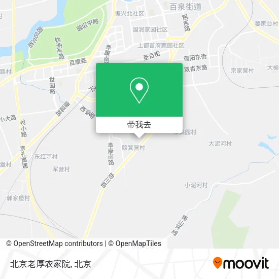 北京老厚农家院地图