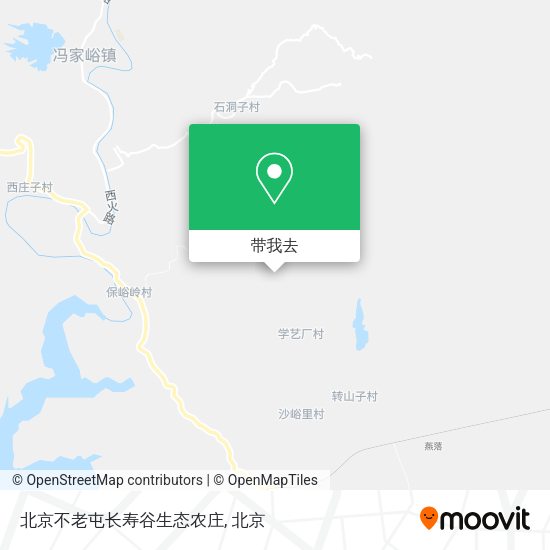 北京不老屯长寿谷生态农庄地图