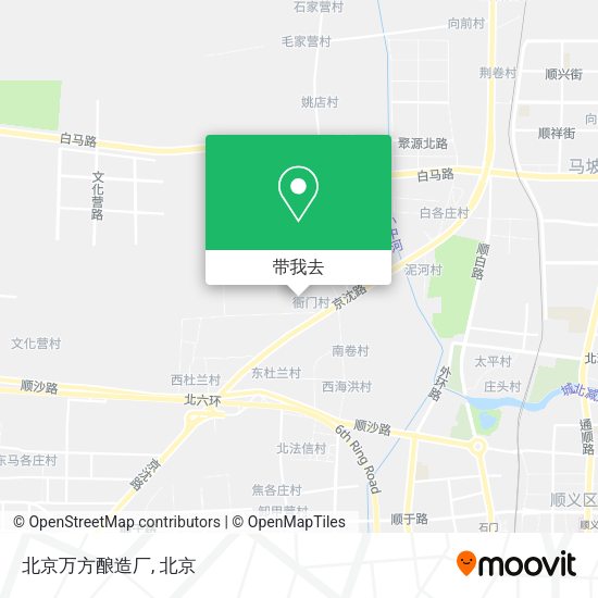 北京万方酿造厂地图