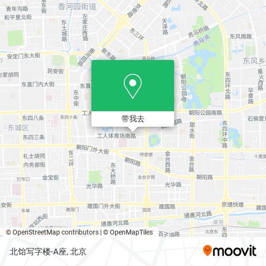 北饴写字楼-A座地图