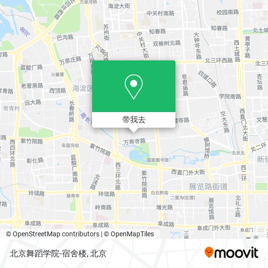 北京舞蹈学院-宿舍楼地图