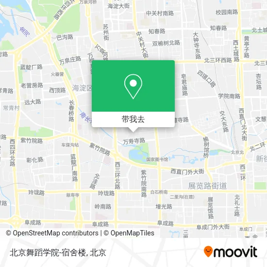 北京舞蹈学院-宿舍楼地图