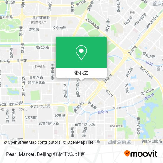 Pearl Market, Beijing 红桥市场地图