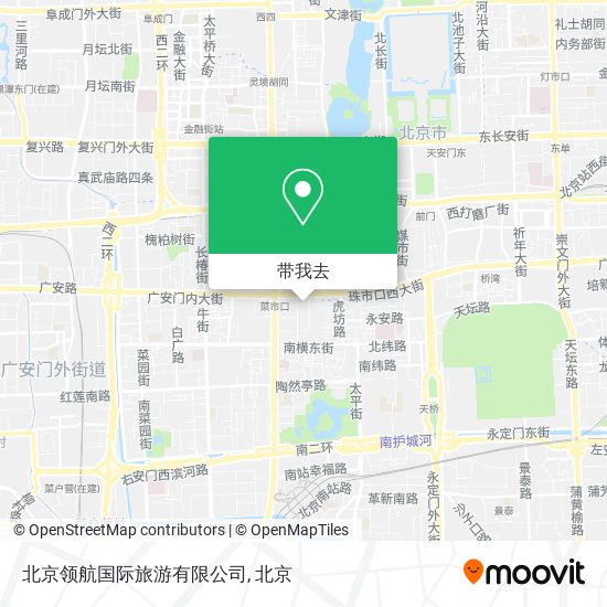 北京领航国际旅游有限公司地图