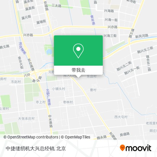 中捷缝纫机大兴总经销地图