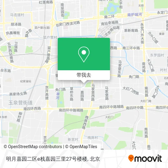 明月嘉园二区e栈嘉园三里27号楼楼地图
