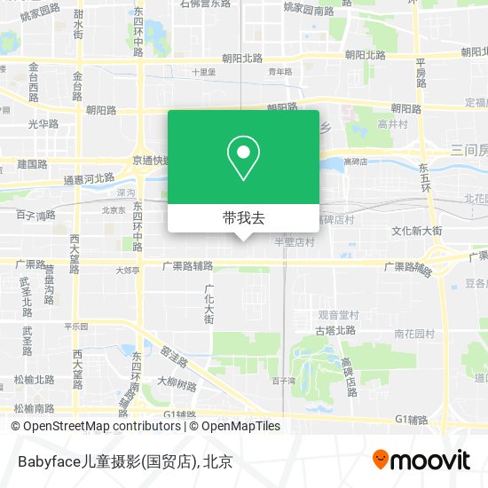Babyface儿童摄影(国贸店)地图