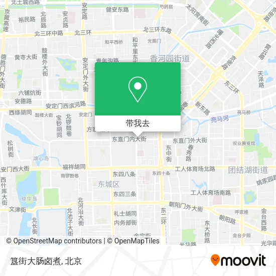 簋街大肠卤煮地图