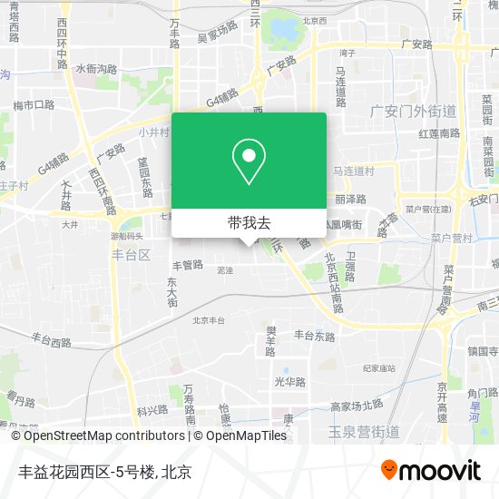 丰益花园西区-5号楼地图