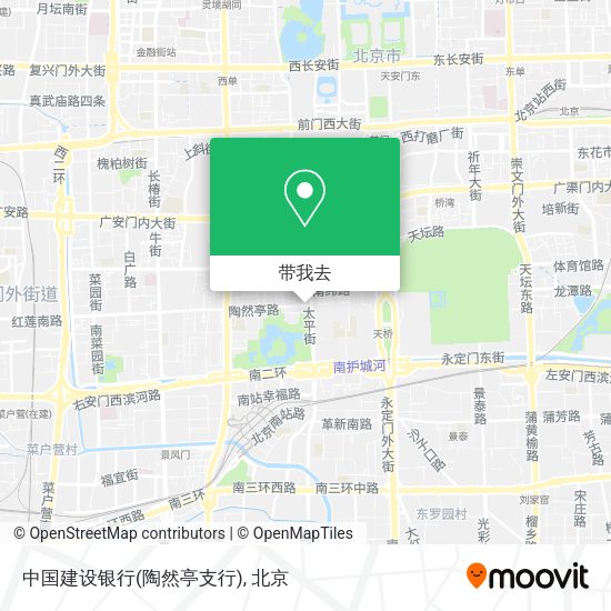 中国建设银行(陶然亭支行)地图