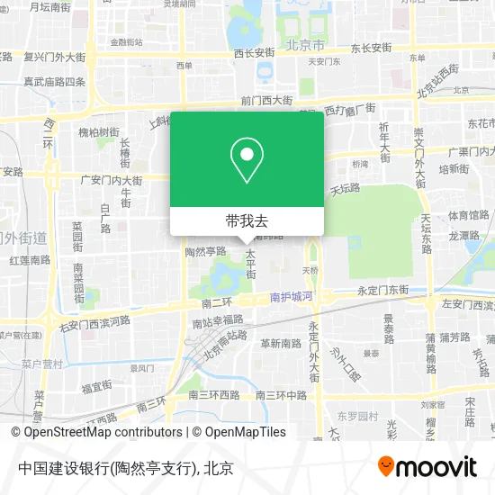 中国建设银行(陶然亭支行)地图