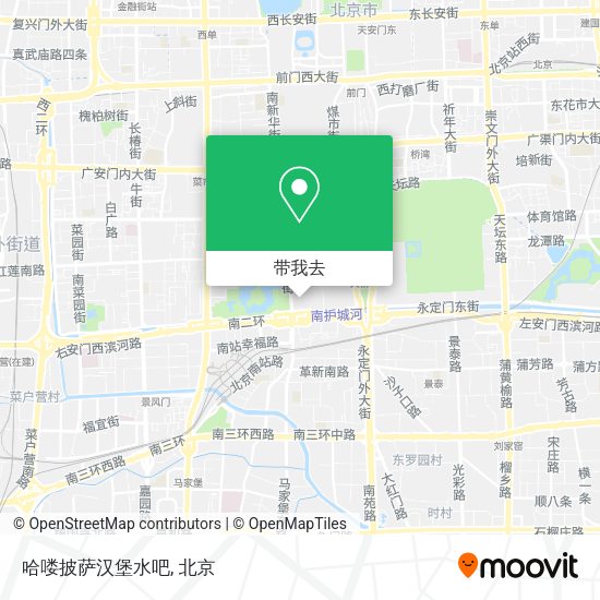哈喽披萨汉堡水吧地图